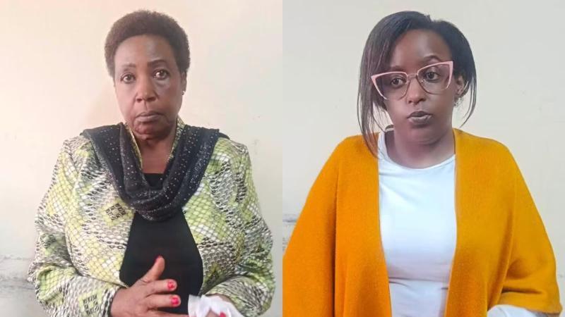 File image of Mary Muthoni Njogu and her daughter, Veronica Wambui Ng’ang’a.