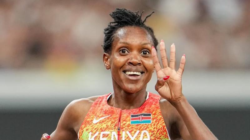 File image of Faith Kipyegon