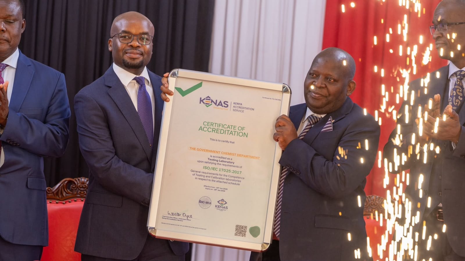 File image of Interior Principal Secretary Raymond Omollo during the accreditation ceremony