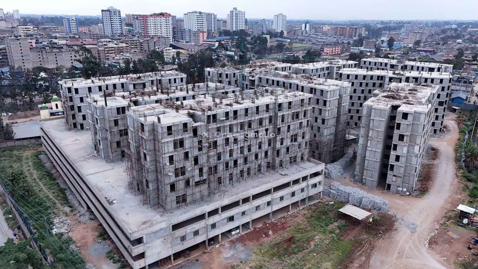 File image of the Shauri Moyo B Affordable Housing Project