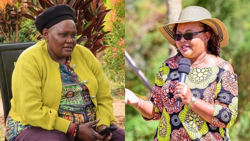 File image of Nominated MCA Beatrice Njoki Mitaru and Kirinyaga Governor Anne Waiguru