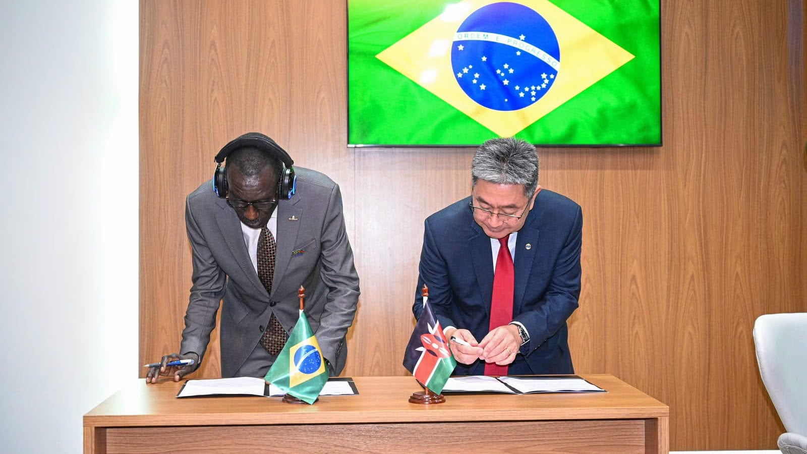 File image of EPRA Acting Director General Joseph Oketch during the signing of the partnership