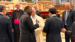 File image of National Assembly Speaker Moses Wetang'ula at the Vatican