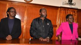 File image of the suspects Angela Mulwa, Chris Mulwa and Rose Mbithe
