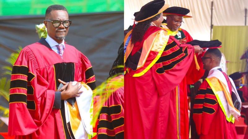 File image of Kimilili MP Didmus Barasa during his graduation