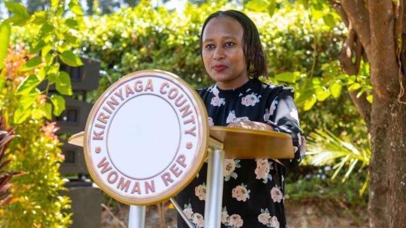 File image of Kirinyaga Woman Rep Njeri Maina