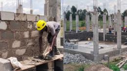 File image of construction works at Matungu Technical and Vocational College (TVC)