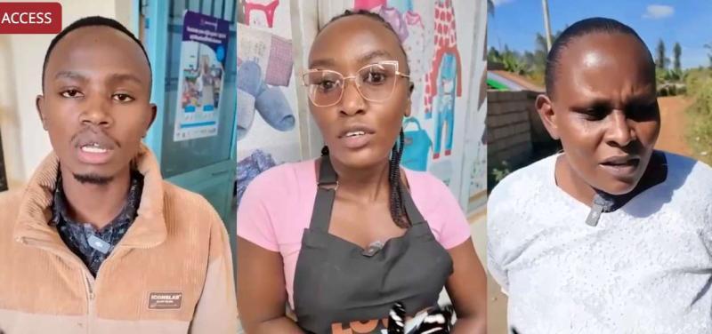 File image of Kevin Nduguta, Jacqueline Nyokabi and Joyce Wambui