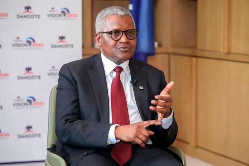 A file photo of Aliko Dangote.