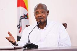 File image of Ugandan President Yoweri Museveni.