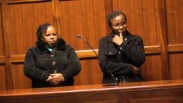 File image of Ruth Mueni Kimeu and Mary Katuma Mwangangi