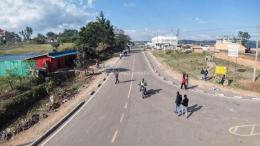 File image of roads in Bomet Town
