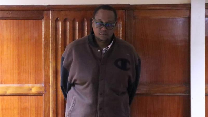 File image of the suspect, Sancho Kibutu, in court