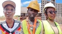 File image of Ezekiel Maghanga, Siminglton Mjomba and Dania Ndighila