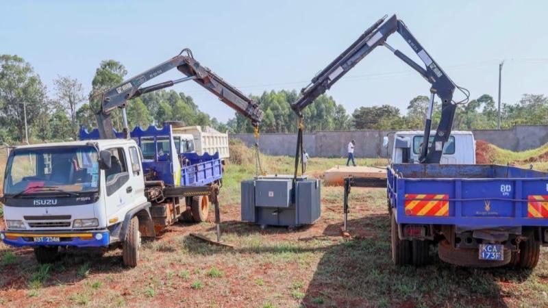 File image of Kenya Power technicians
