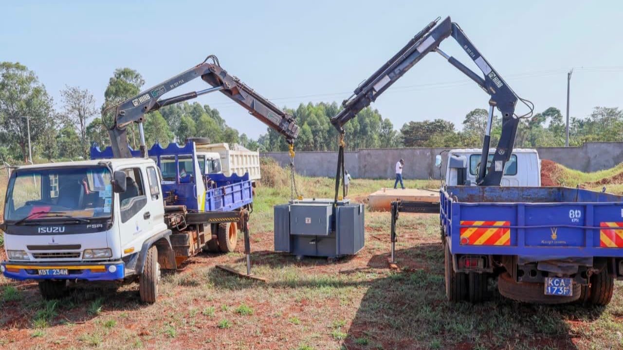 File image of Kenya Power technicians