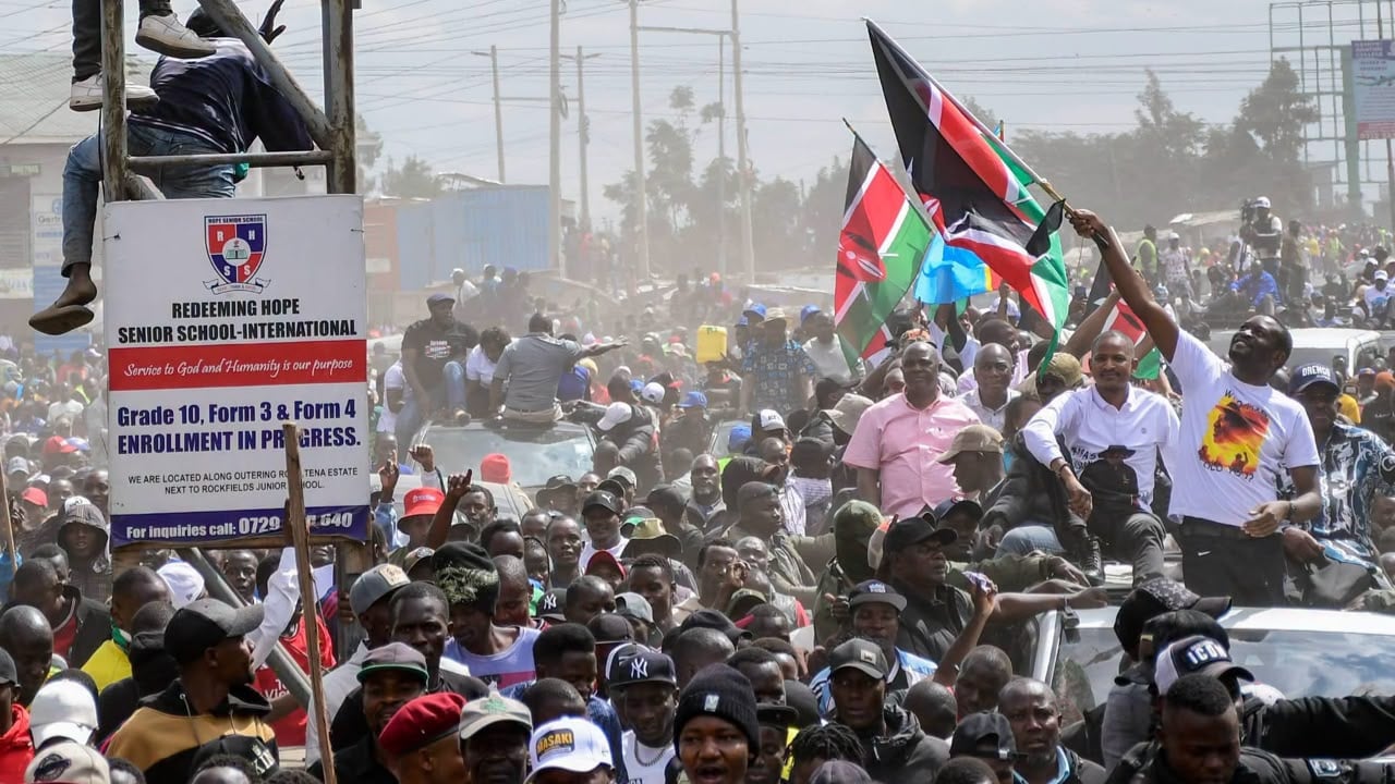File image of the Linda Mwananchi rally in Nairobi