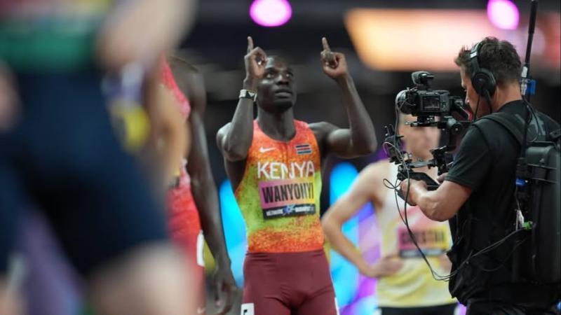 File image of Emmanuel Wanyonyi in Budapest