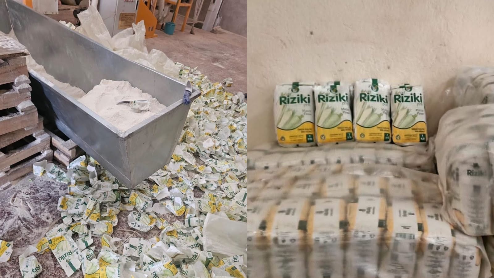 File image of the counterfeit maize flour operation