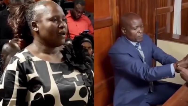 File image of Melida Auma and former Migori Governor Okoth Obado