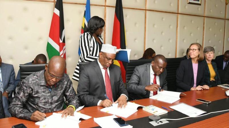 File image of the signing of the deal