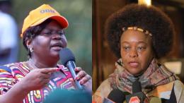 File image of Homa Bay Governor Gladys Wanga and Suba South MP Millie Odhiambo