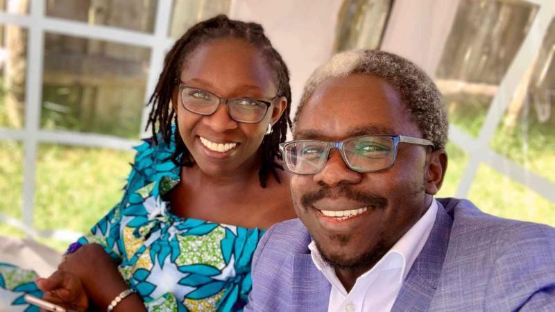 File image of Prof. Lukoye Atwoli and his late wife Maureen Nyadida-Lukoye