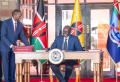 File image of President William Ruto assenting to bills at the Eldoret State Lodge.