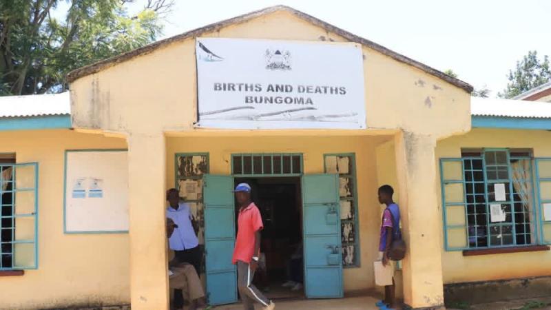 File image of Bungoma County Births and Deaths office