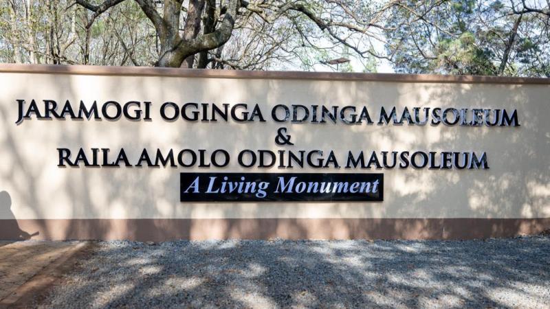 File image of the Raila Amolo Odinga Mausoleum