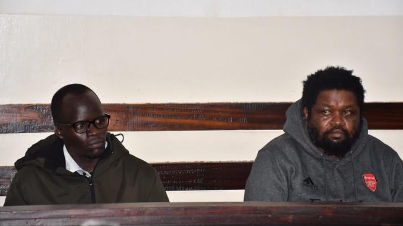 File image of the suspects in court