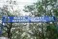 File image of the Siaya County Referral Hospital