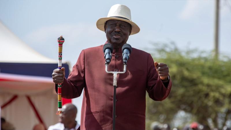 File image of the late former Prime Minister Raila Odinga