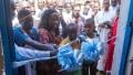 File image of Mama Rachel Ruto launching one of the houses