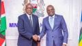 File image of Health Cabinet Secretary Aden Duale and Africa CDC Director-General Dr Jean Kaseya