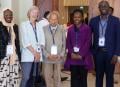 File Image of Professor Yash Pal Ghai with his wife, Jill Cottrell Ghai, and part of the current Katiba Institute team.